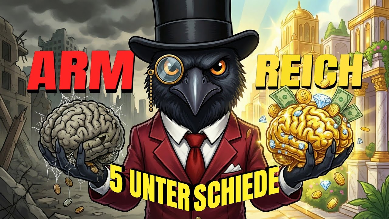 Wie REICHE denken vs wie ARME denken (5 brutale Unterschiede)