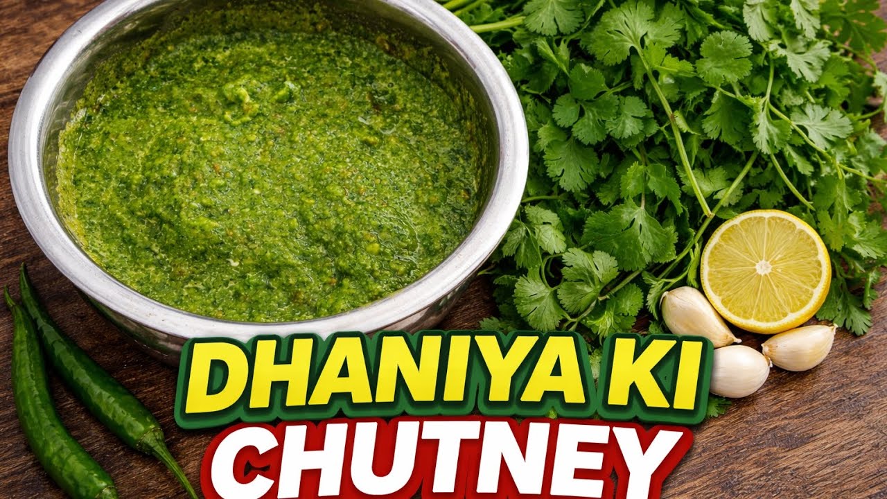 Easy Dhaniya Chutney Recipe | धनिया की चटनी बनाने का आसान तरीका |
