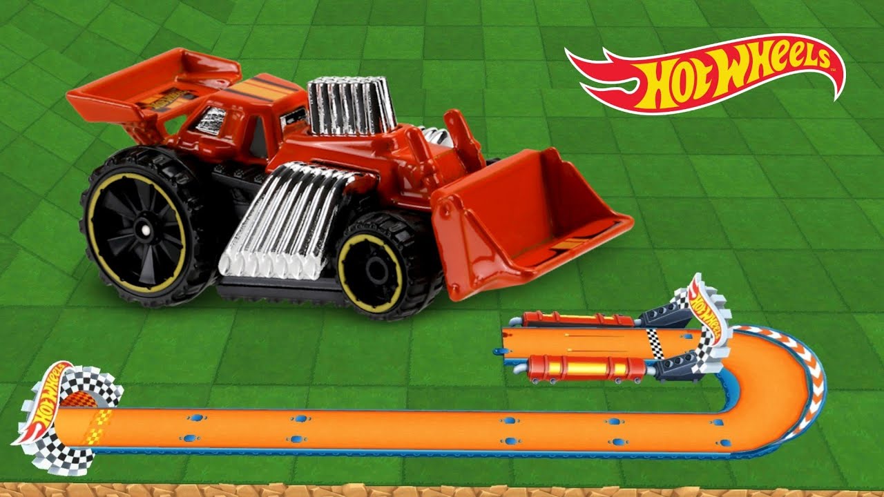 HOT WHEELS ID : SPEED DOZER CAR RACE IN THE C-CLASS CLASHTRACK !! UNLIMITED & UNLEASHED RACE