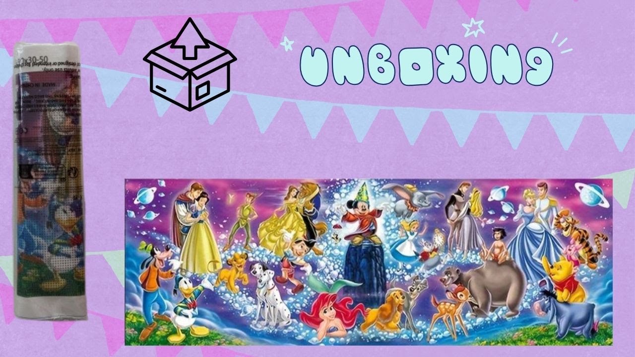 Unboxing Disney diamond painting