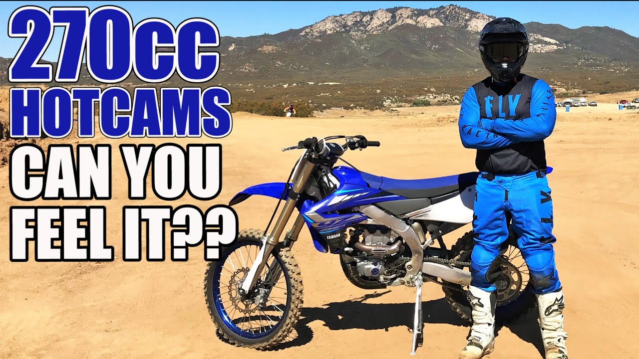 Yamaha YZ250FX vs 270cc + Hotcams - back to back comparison on MX track