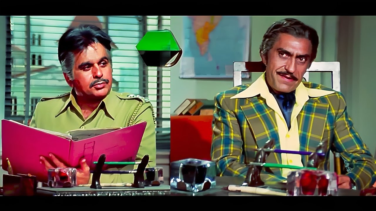 मेरे ऑफिस में धूम्रपान करना मन है | Dilip Kumar, Amrish Puri ज़बरदस्त डायलॉग सीन | Amitabh Bachchan