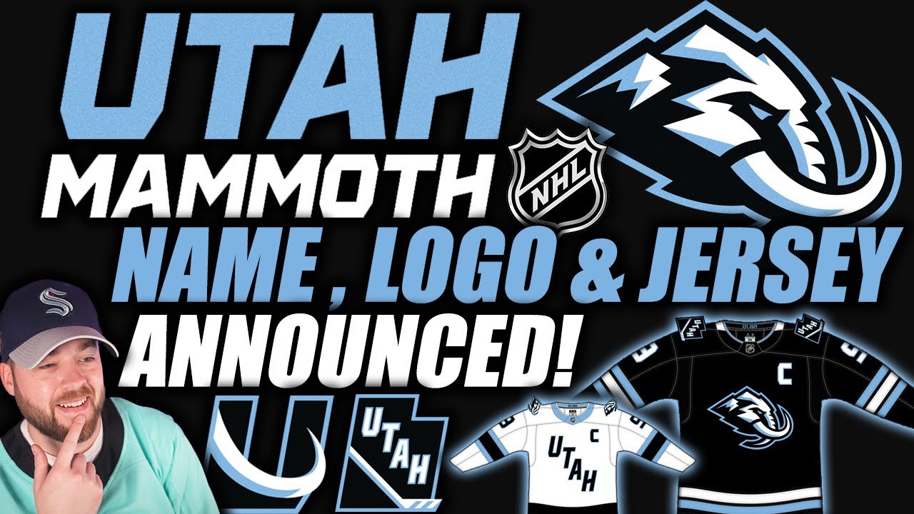Utah Mammoth Name, Logo & Jersey ANNOUNCED!