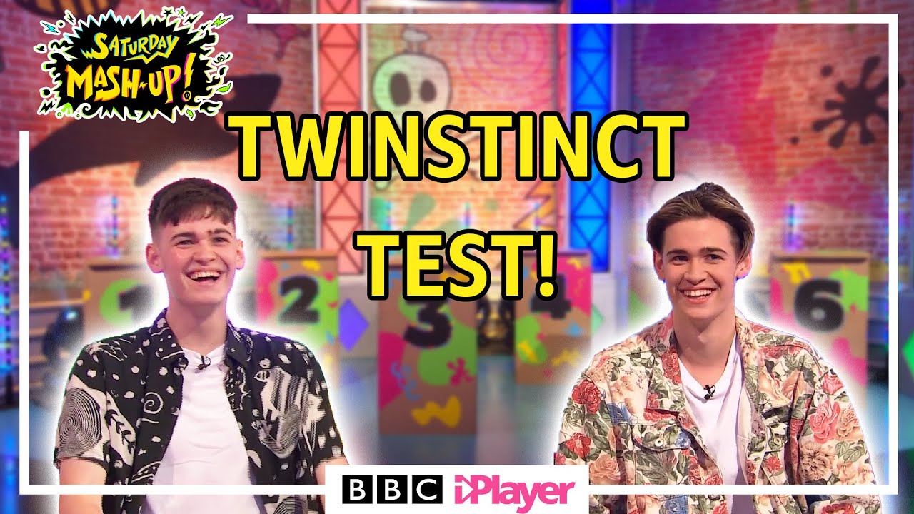 Max and Harvey Ultimate Twinstinct Test with Joe Tasker | Saturday Mash-Up | CBBC