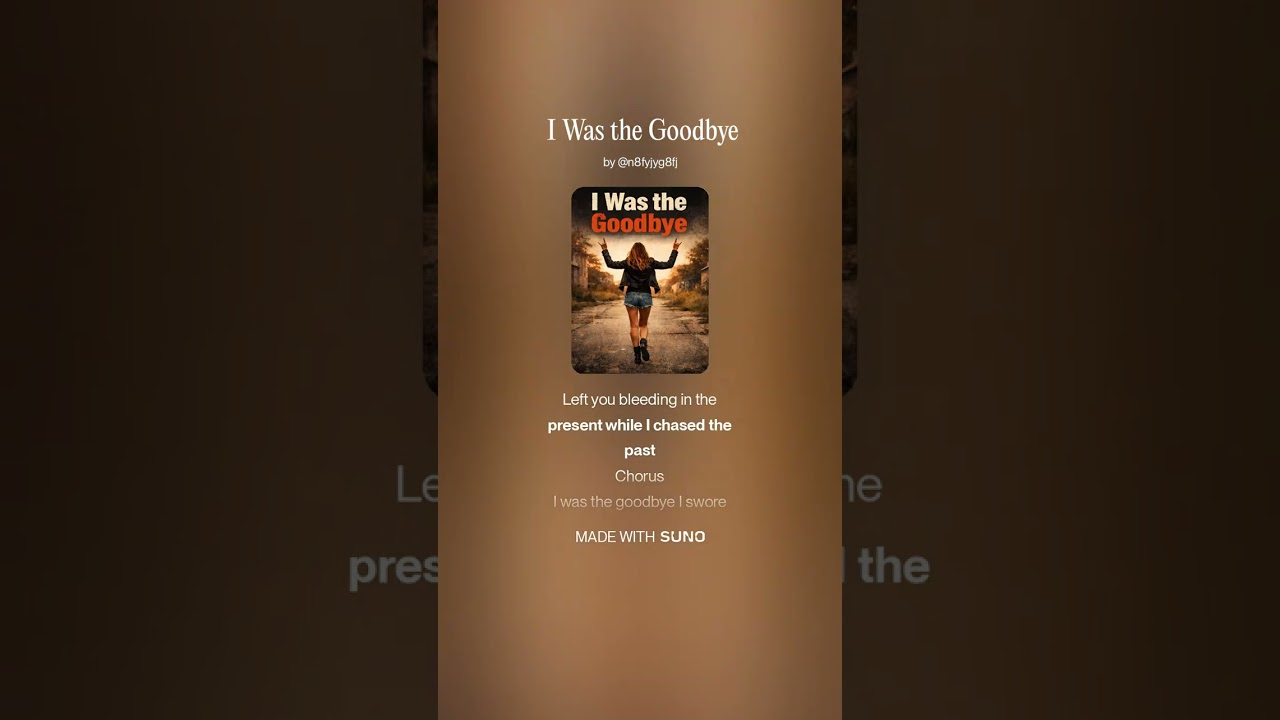I Was the Goodbye