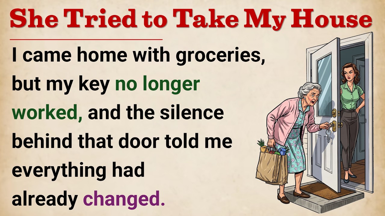 Learn English With Story 🔥 She Tried to Take My House | Level 4 English Practice || Graded Reader 📚