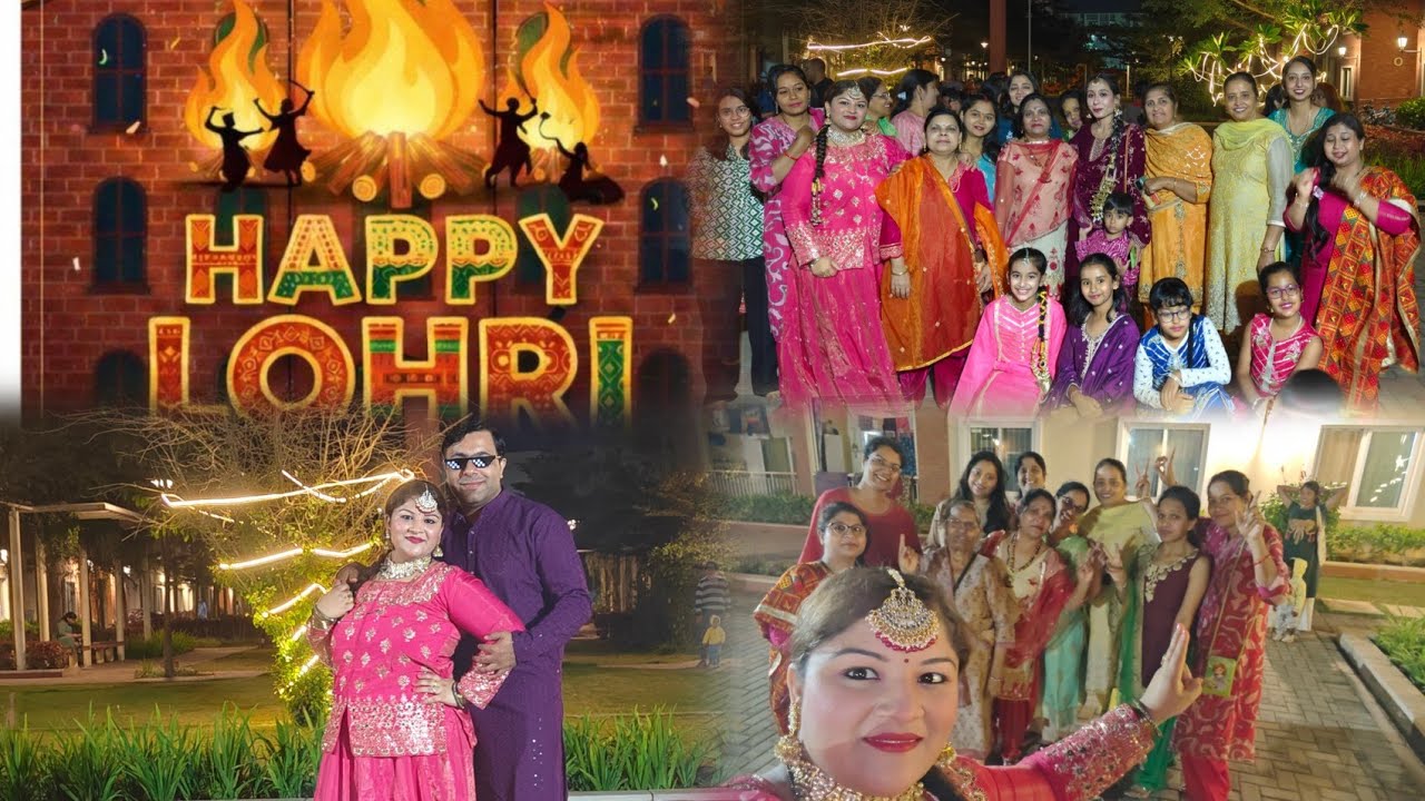 Lohri Celebration 2026 at Brigade Bricklane ! 🔥 Bhangra, Fun & Festivity! 🪁