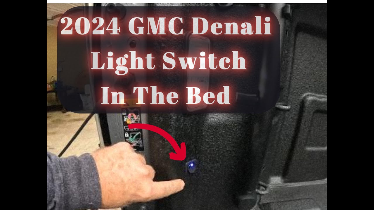 Установка выключателя освещения в багажнике GMC Denali Ultimate 2024 года