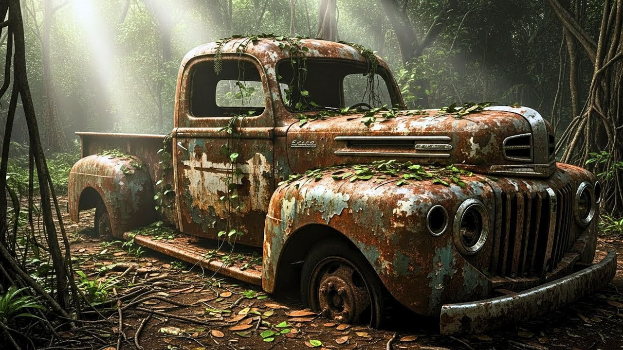 Full Restoration of 1940s Abandoned Ford Truck Found in Jungle