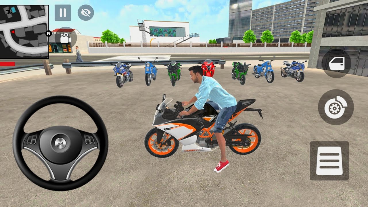 😱 All Superbikes Purchased KTM 805 vs Ninja vs Hayabusa in indian showroom bikes game 