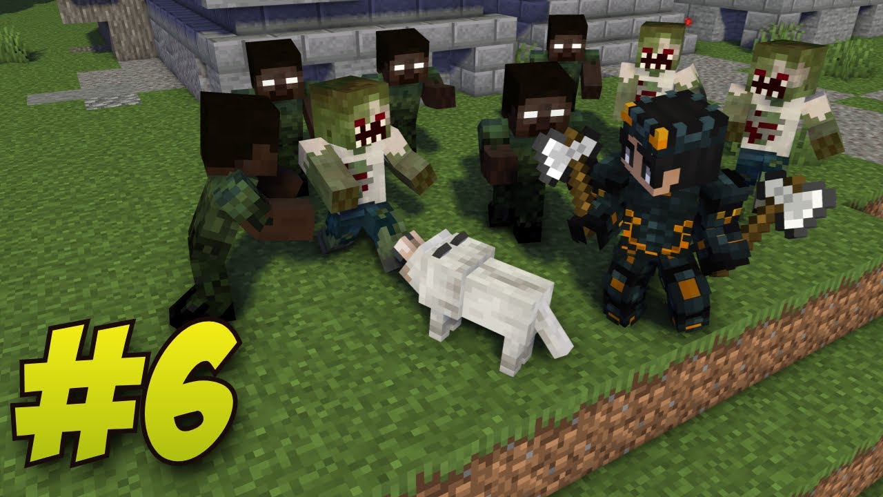 UNA HORDA ZOMBIE ME PERSIGUE !! #6 | INVASIÓN MINECRAFT