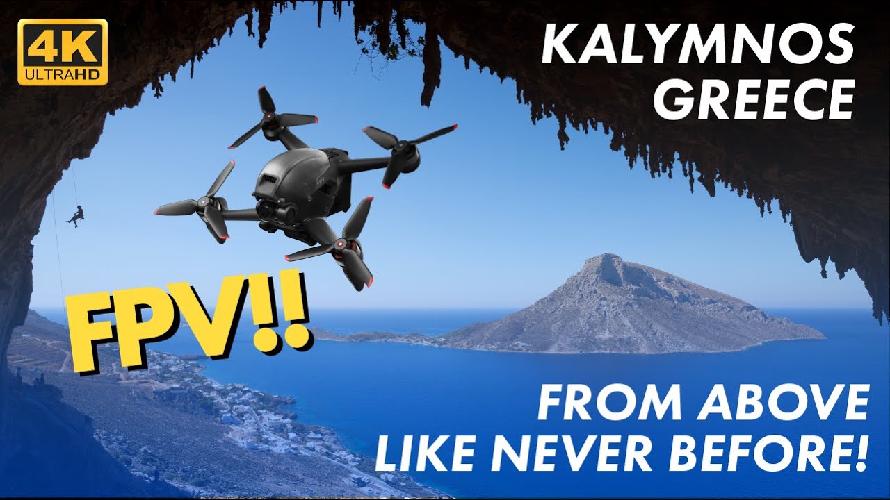 Kalymnos Greece by FPV Drone - Greece Travel  - 4K - Best Greek island?