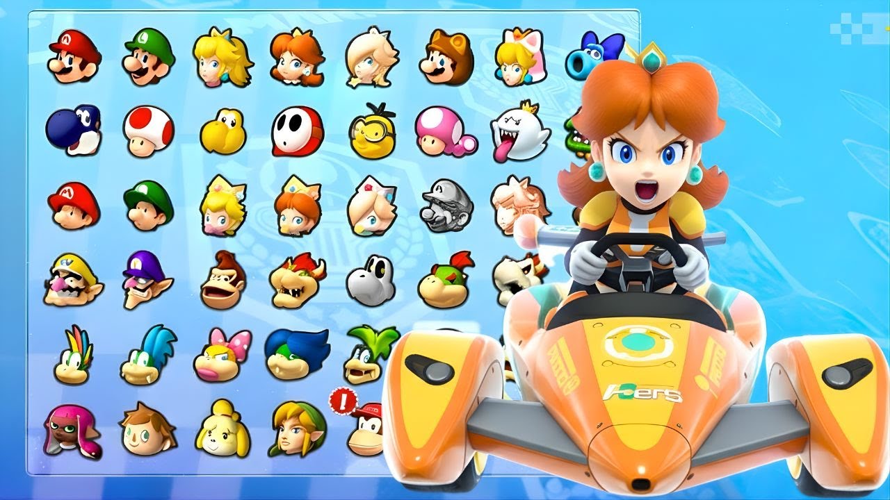 Mario Kart 8 Deluxe Daisy Striker Speed Run | Crossing Cup & Lightning Cup & Bell Cup