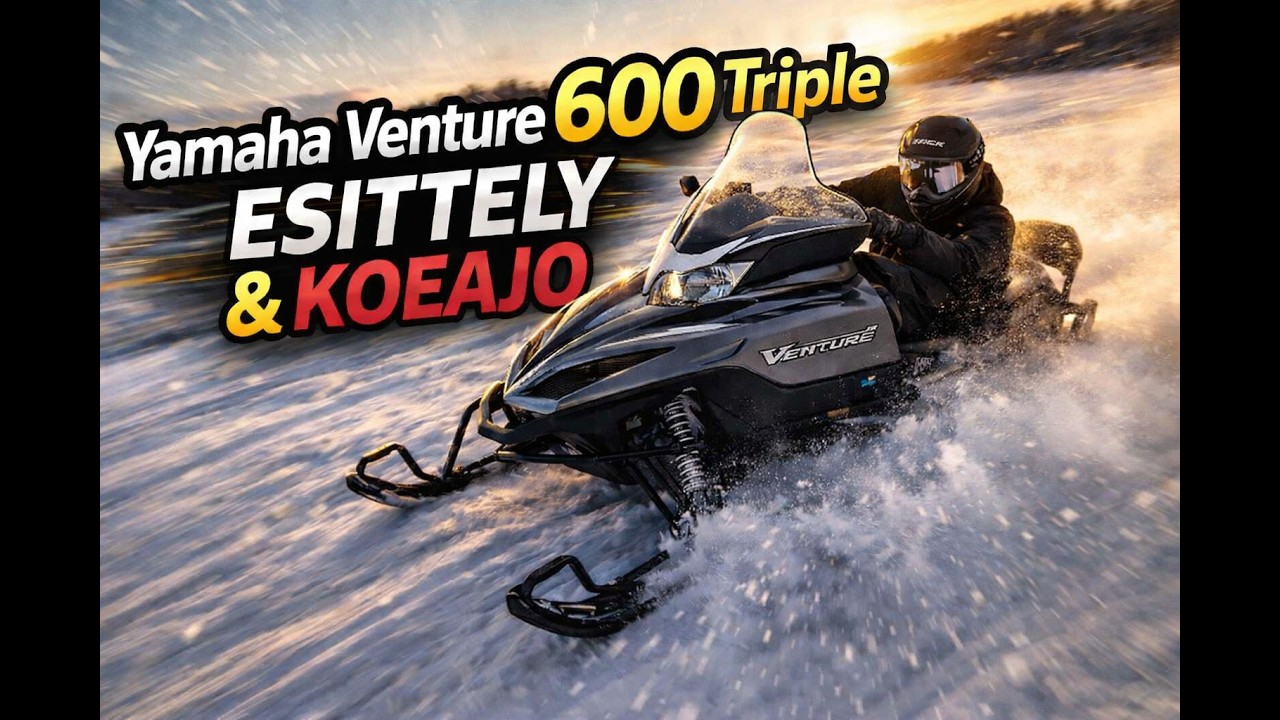 Yamaha Venture 600 triple esittely ja koeajo