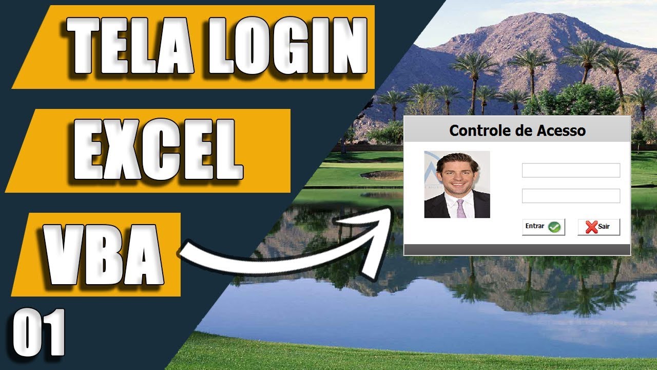 Tela Login Excel VBA - 01