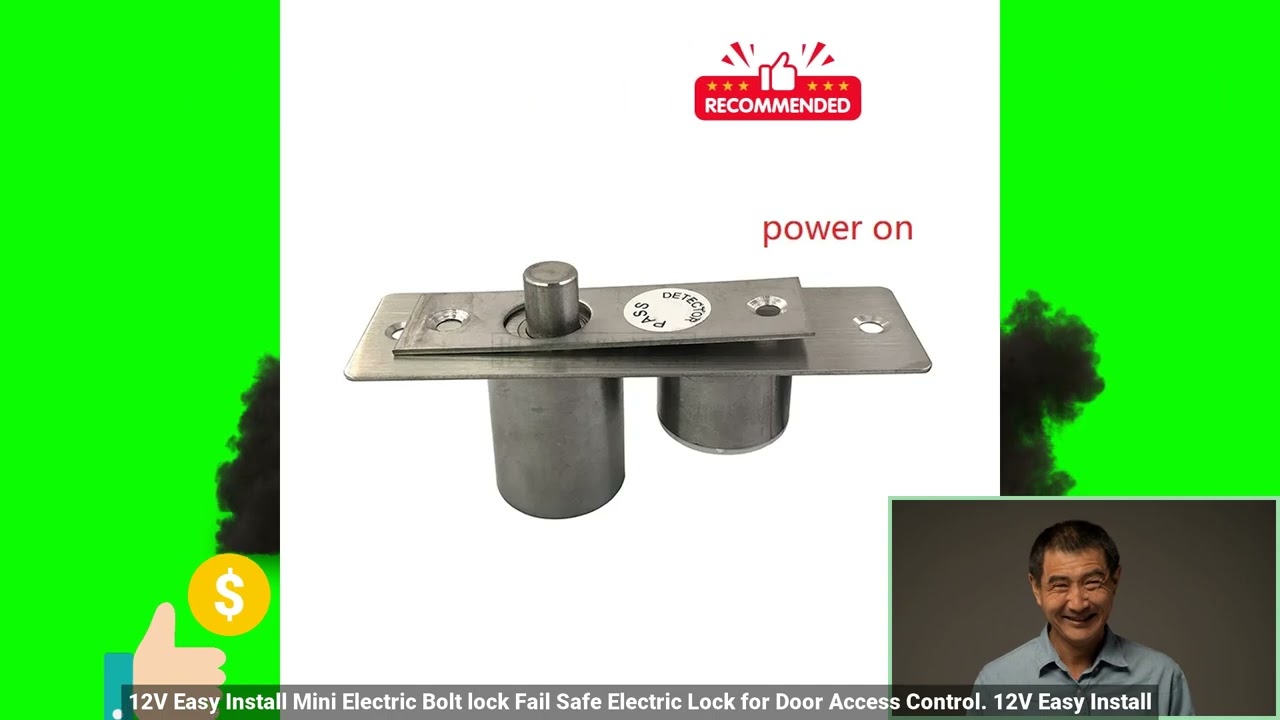 3256804011824352 12V Easy Install Mini Electric Bolt lock Fail Safe Electric Lock for D
