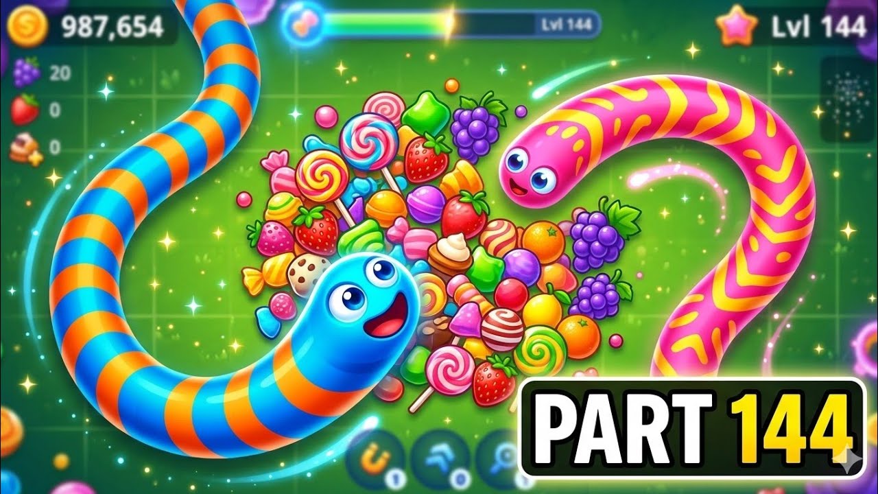 Worms Zone.io Live Stream 🔴🐍 | Eating Everything 🍔🍎 | Non-Stop Fun 🎮😂