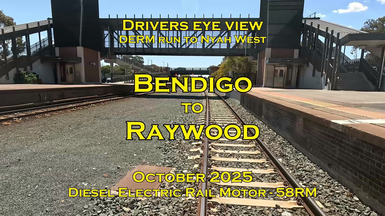 Drivers eye view, Bendigo to Raywood, DERM, Oct 2025