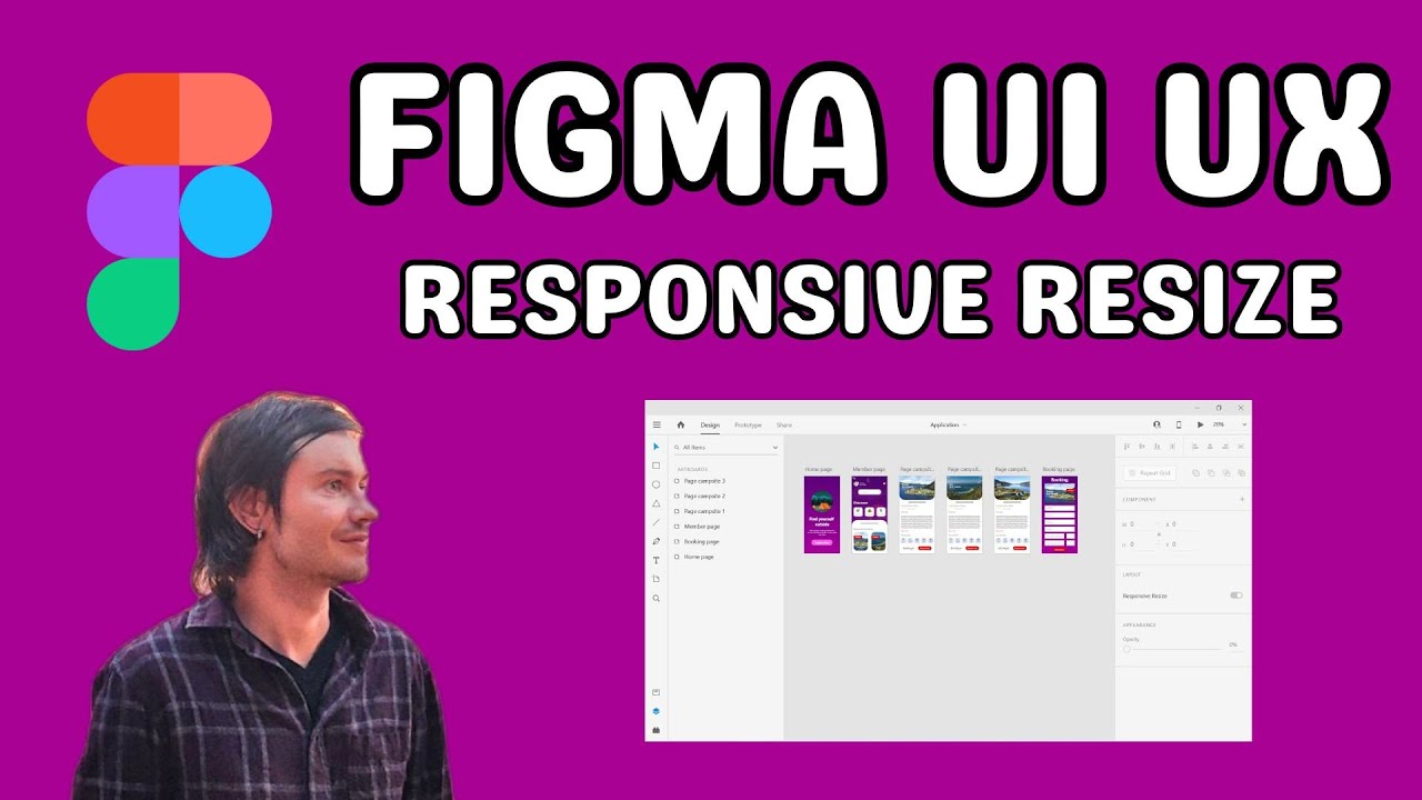 Figma responsive resize