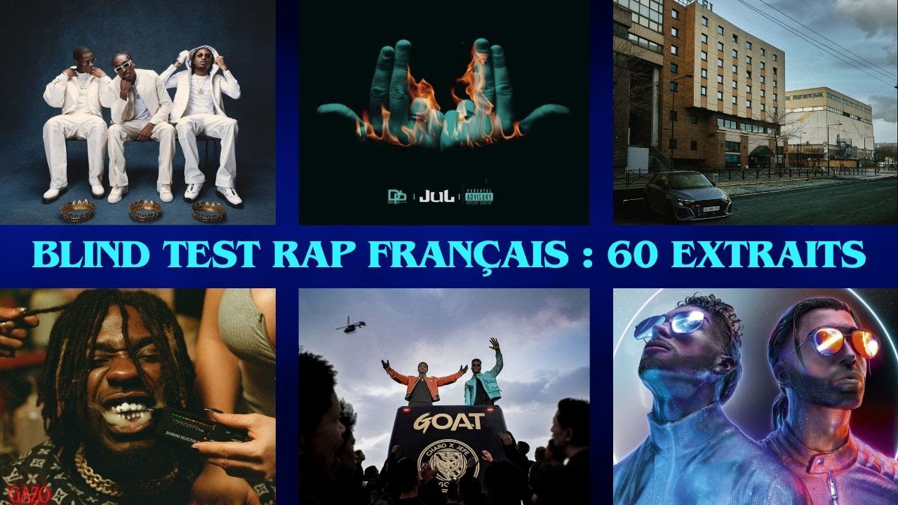 BLIND TEST RAP FRANÇAIS - 60 EXTRAITS