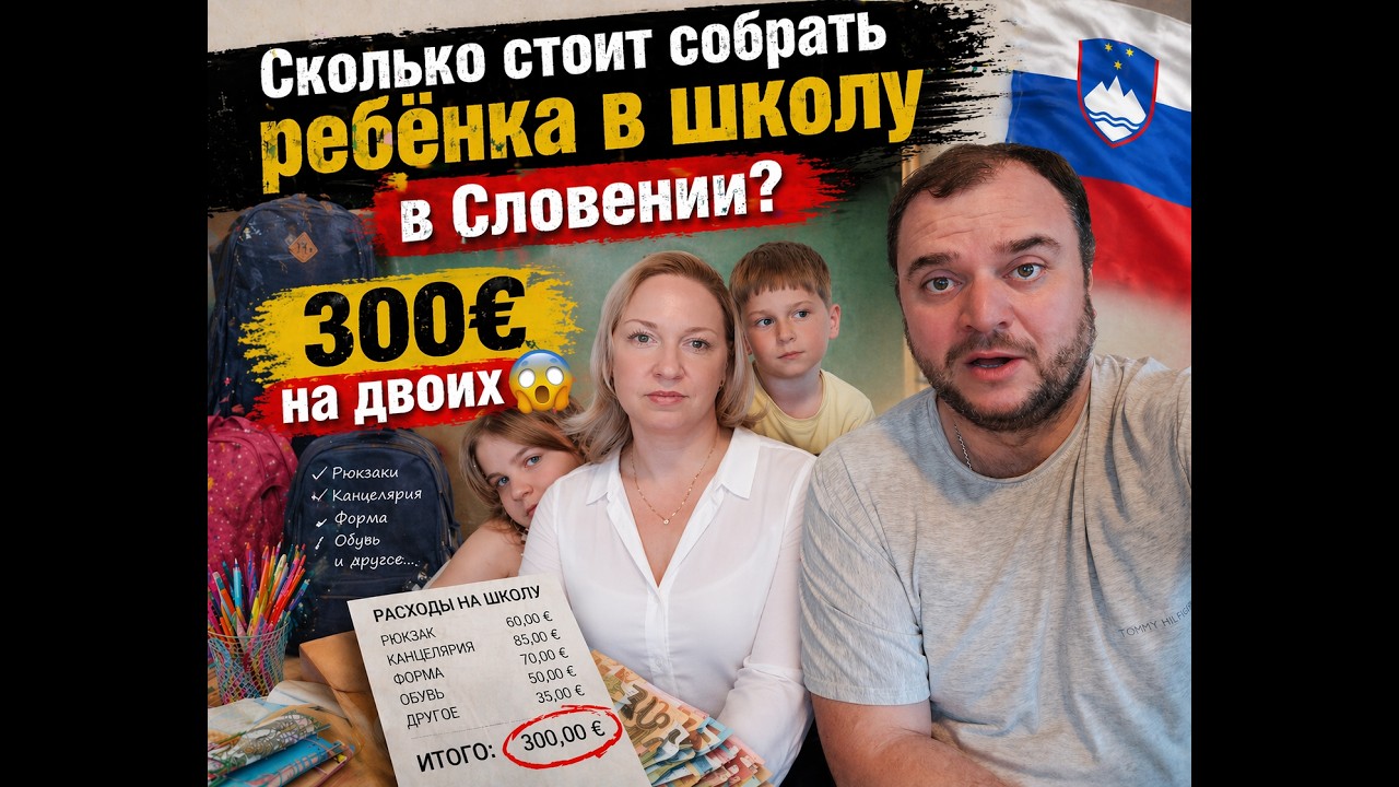 Что купить к школе в Словении? Школьные покупки из магазина