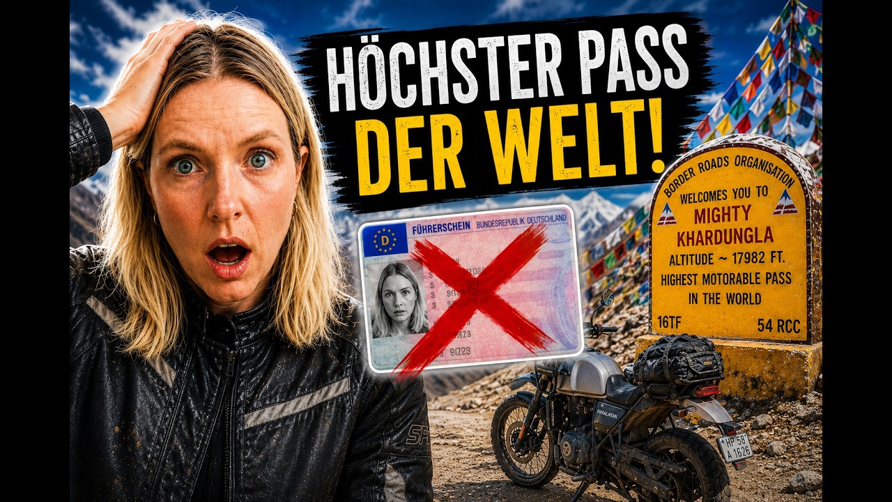 Ohne Führerschein auf den höchsten Pass der Welt