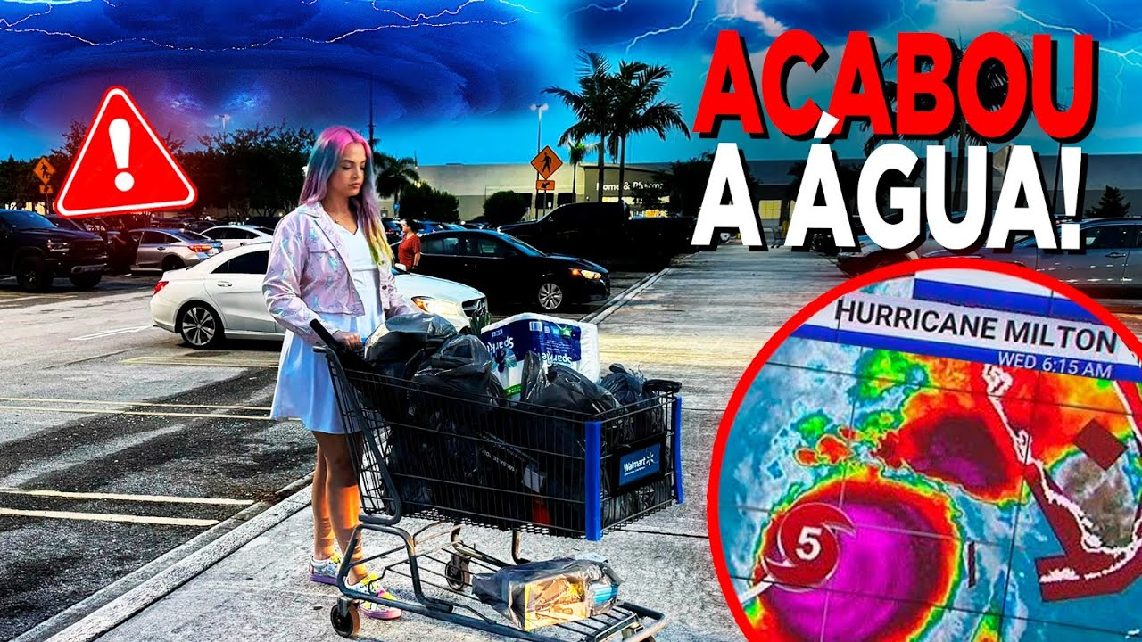 🌪️ ACABOU TUDO! FURACÃO MILTON PREPARAÇÃO