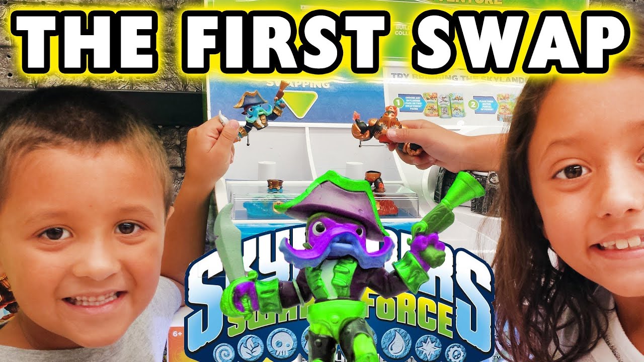Первый детский обмен — Swap Force @ Toys R Us (демонстрация Skylanders)