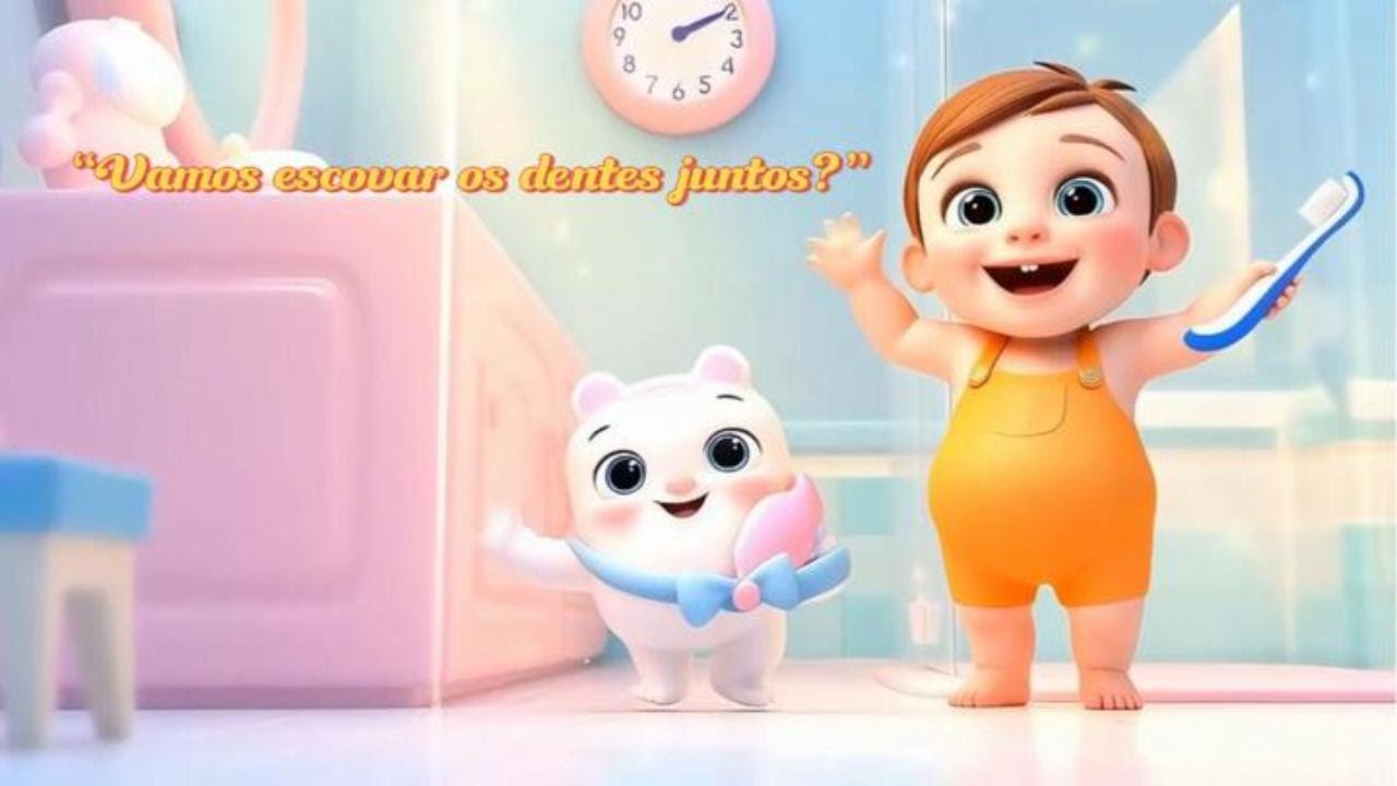 Música Infantil para Escovar os Dentes 🦷 | Educativa para Bebês 1, 2 e 3 Anos