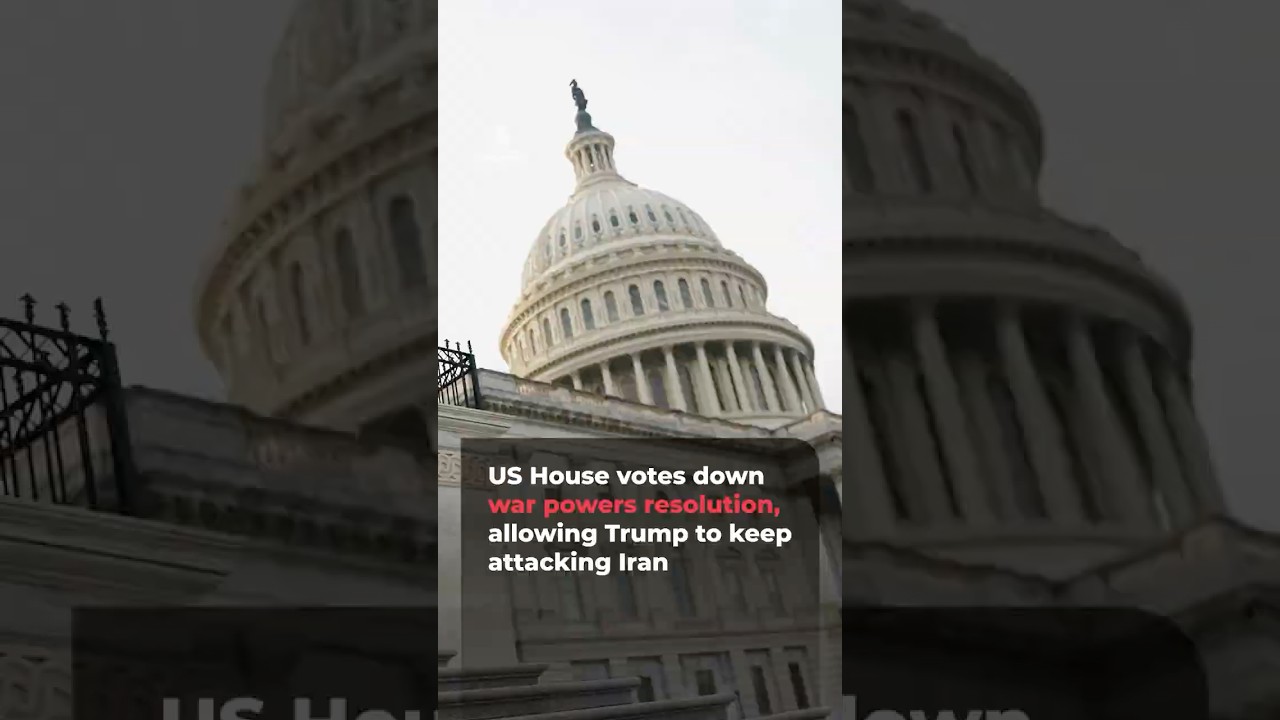 US House joins Senate to vote down war powers resolution | AJ #shorts