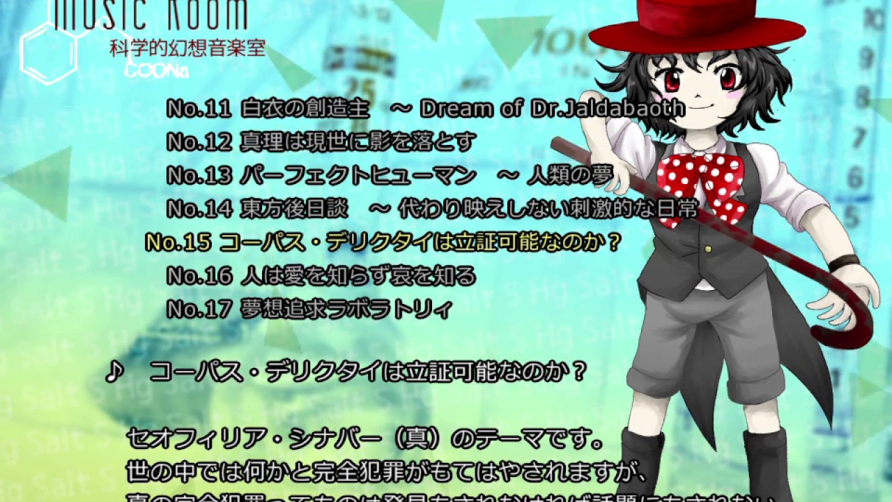 【東方風自作曲】コーパス・デリクタイは立証可能なのか？【東方人哀篇】