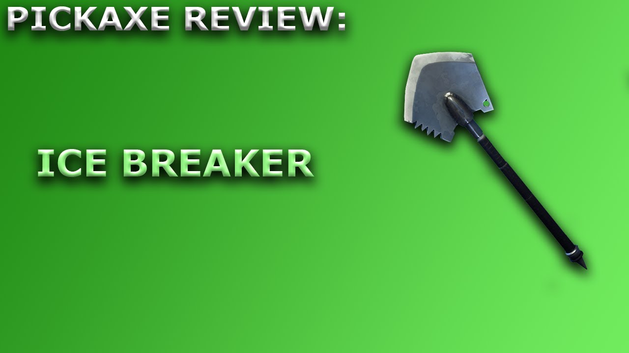 Ice Breaker Pickaxe Review + Sound Showcase! ~ Fortnite Battle Royale
