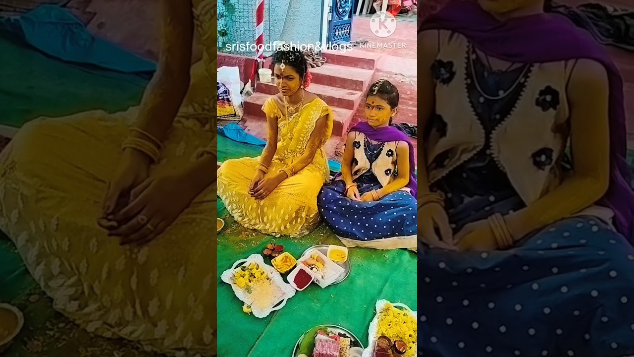 marriagevlog-3 pellikuthuruki nalugu🤗🤗😍#marriagevlog #youtubeshorts #shorts