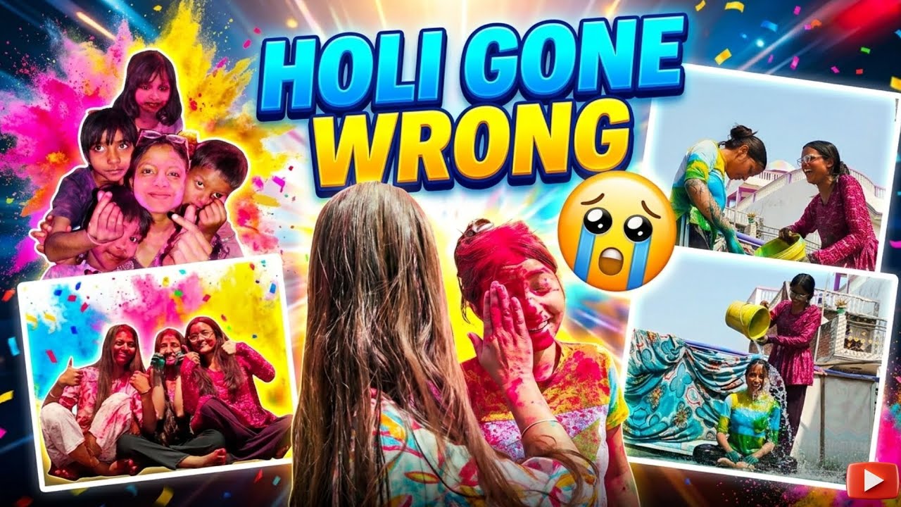 My First Holi Prank: Unexpected Ending! 😂🤡 ||@SimpleVlogs20|| Simple || #simplevlogs 