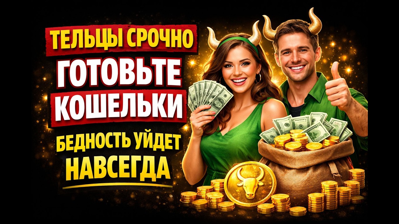 ТЕЛЬЦЫ в ШОКЕ! 4 Удара КАРМЫ сделают ЖИЗНЬ О КОТОРОЙ МЕЧТАЛИ! БЕДНОСТИ и ВРАГОВ НЕТ!