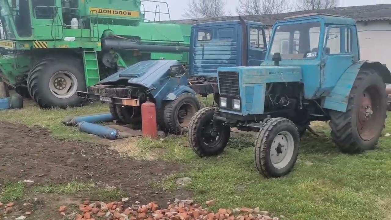 Новые жители, ремонт сеялки.. 
