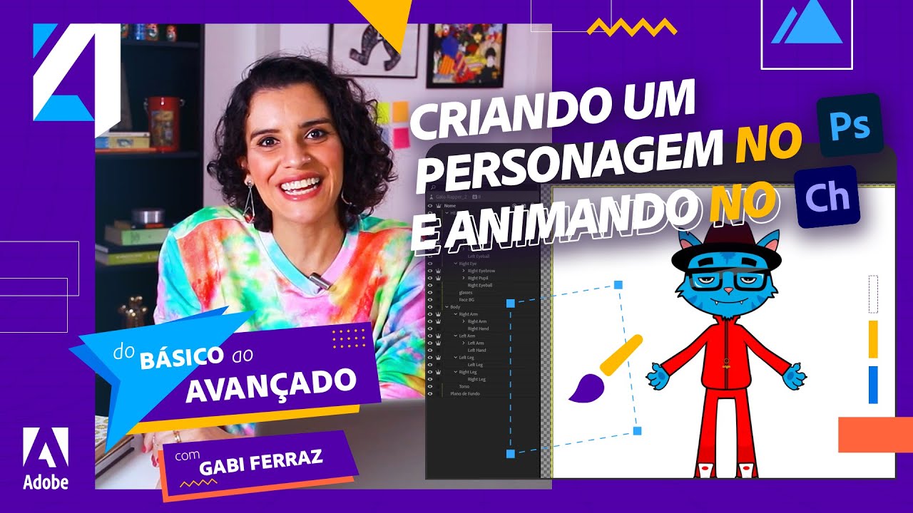 CRIAR UM PERSONAGEM NO PHOTOSHOP E IMPORTAR NO CHARACTER | DO BÁSICO AO AVANÇADO | ADOBE 4ALL