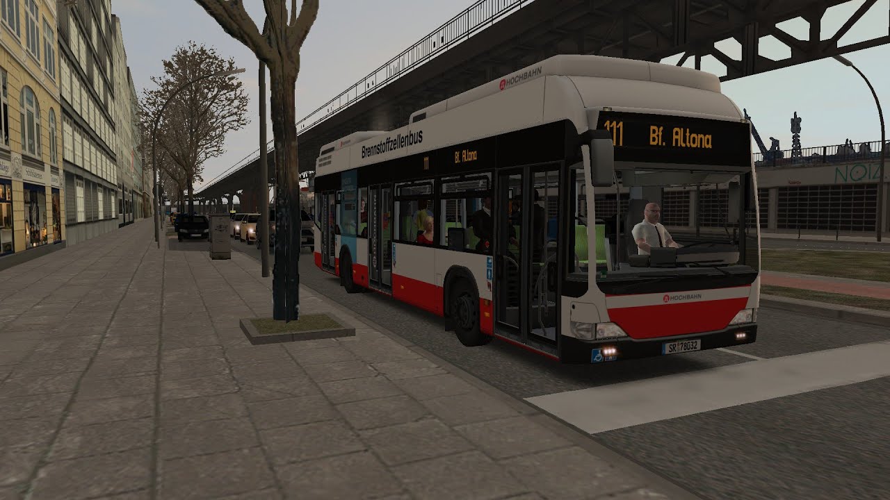 OMSI 2 Citaro Facelift - Hydrogen fuel cell (BZH) mod in Hamburg