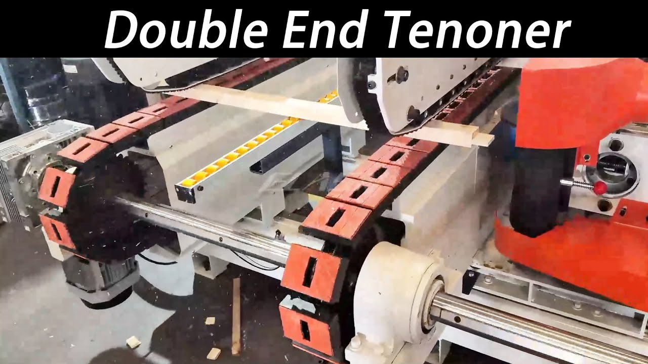 Double-End Tenoner: Complete 2-Side Profiling in a SINGLE Pass