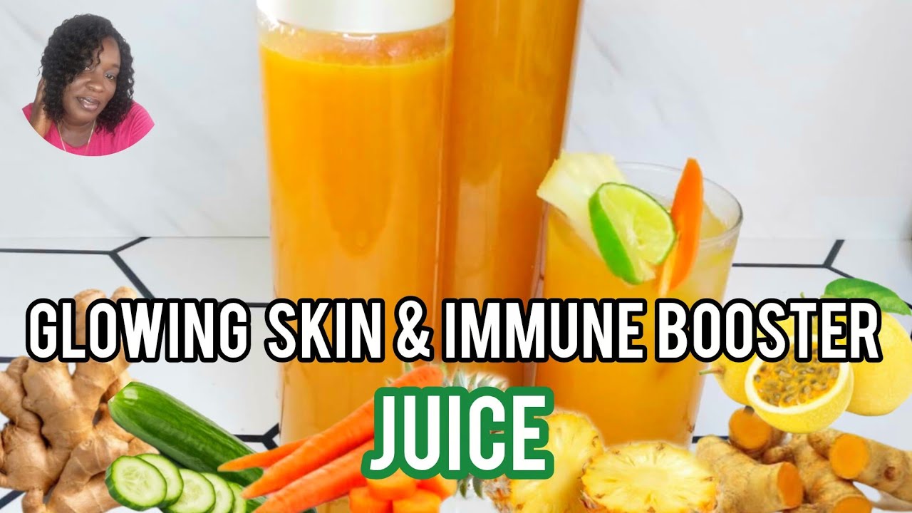  Pineapple Carrot Turmeric Juice//Healthy Glowing Skin & Immune Booster Juice//Carrot Turmeric Juice
