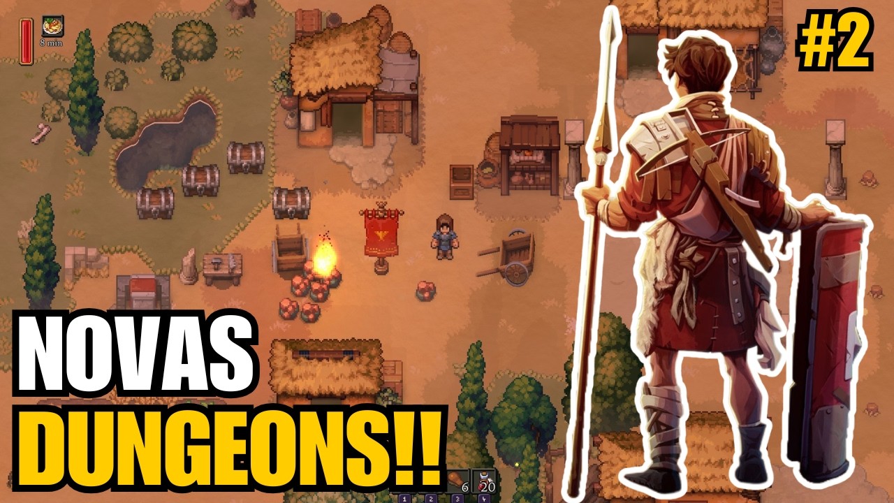 Explorando DUNGEONS e evoluindo nossa BASE na Roma Apocalíptica! | Romestead #2