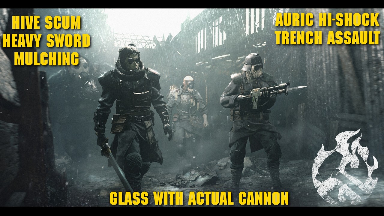 Darktide | Hive Scum | Auric Hi-Shock Trench Assault GLASS CANNON HEAVY SWORD | My Fav Shared Weapon