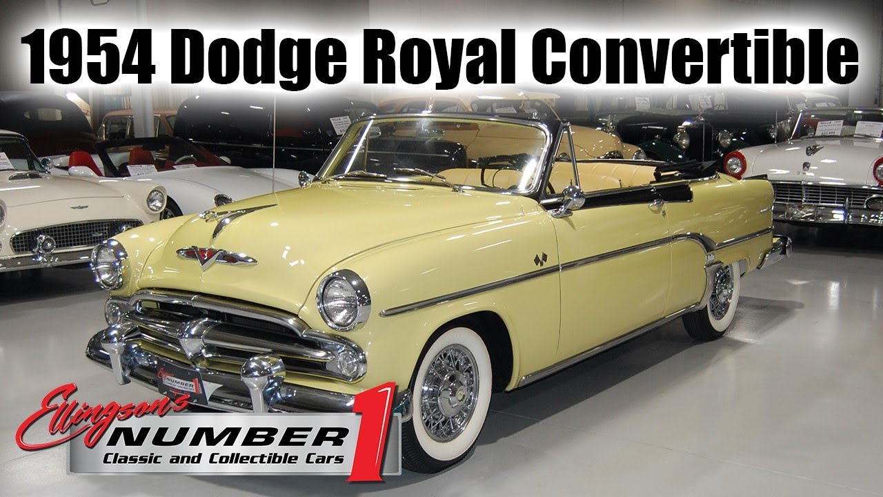 1954 Dodge Royal Convertible at Ellingson Motorcars in Rogers, MN