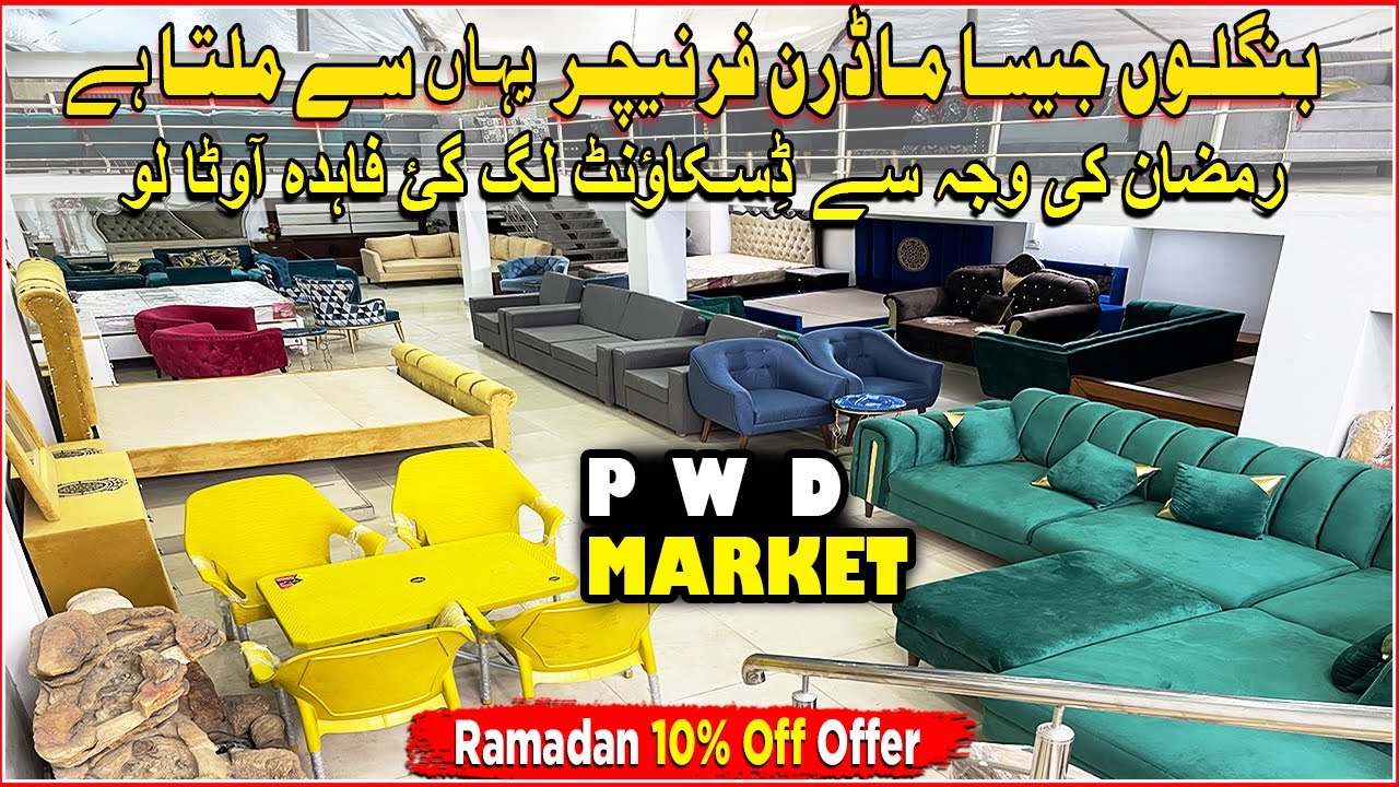 Sofa Bed Chairs at Cheapest Rate in Furniture Market Islamabad | Pwd furniture market