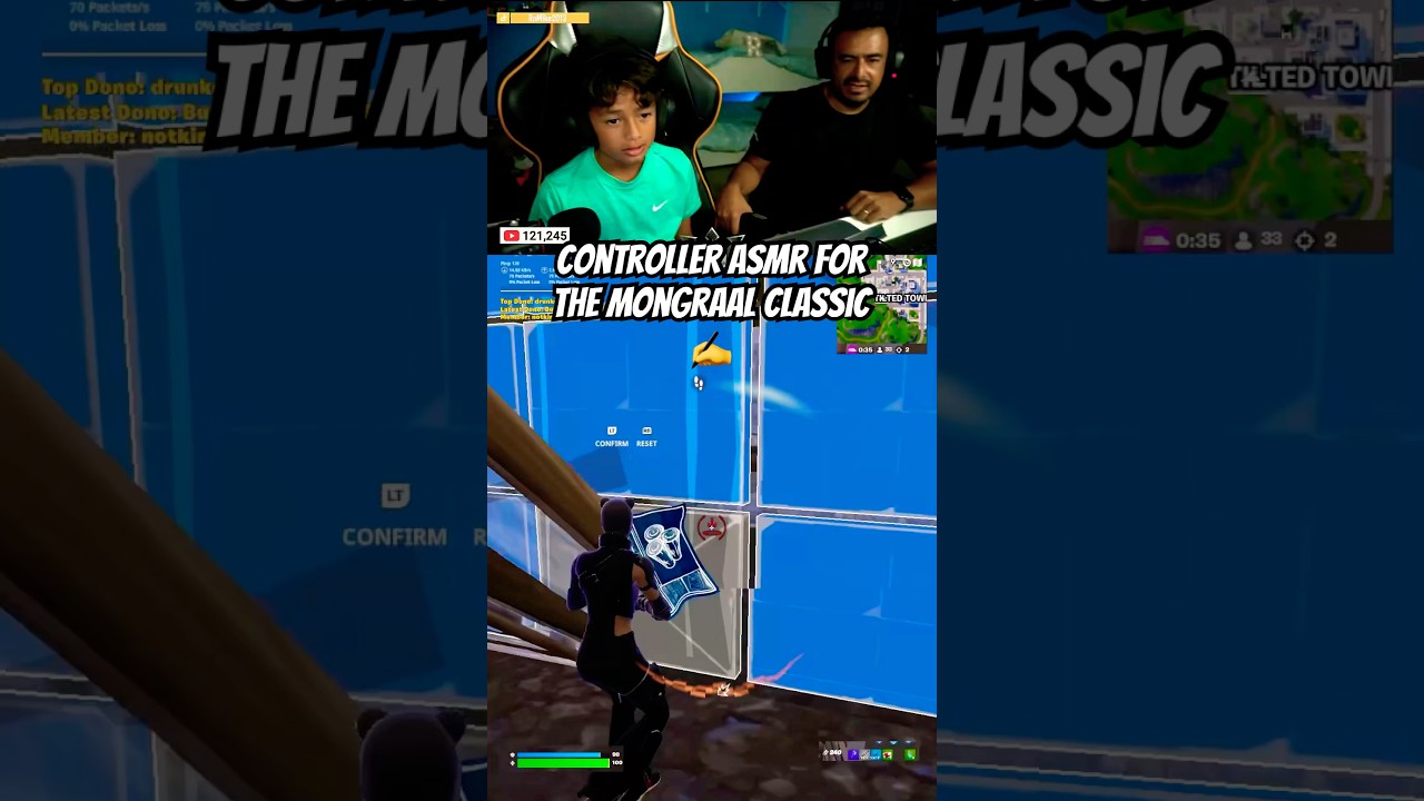 Controller ASMR for the Mongraal Classic ✍️ #romike2013 #fortnite