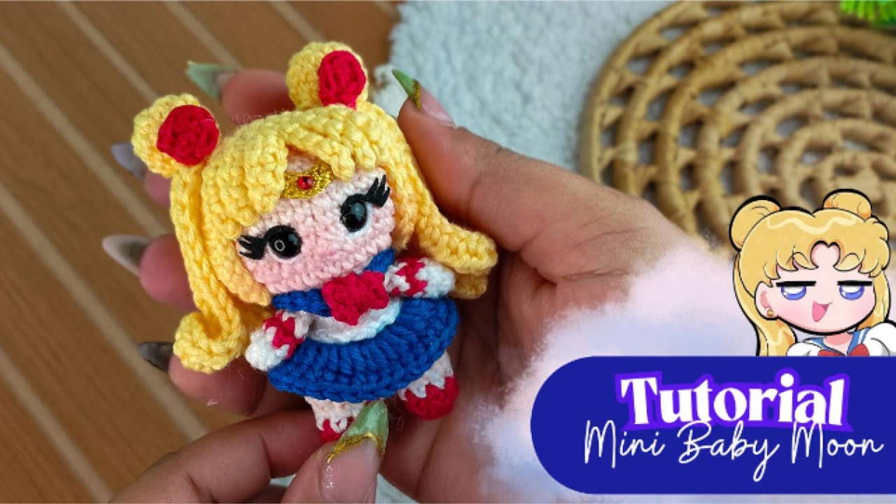 TUTORIAL - MINI BABY MOON - Crochedabaiana