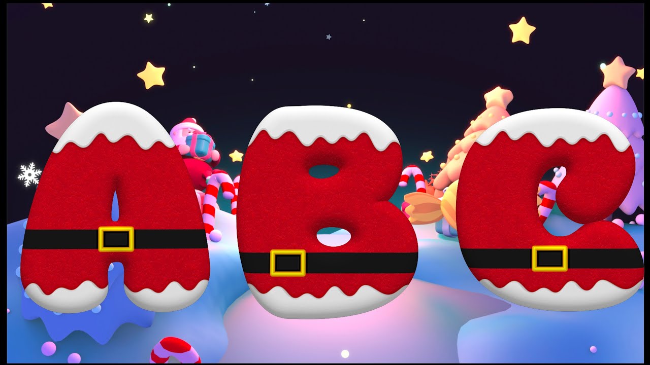 ABC CHRISTMAS SONG | LEARN ABC | FUN KIDS LEARNING SONGS | LEARN  ALPHABET| EDUCATION NURSERY RHYMES