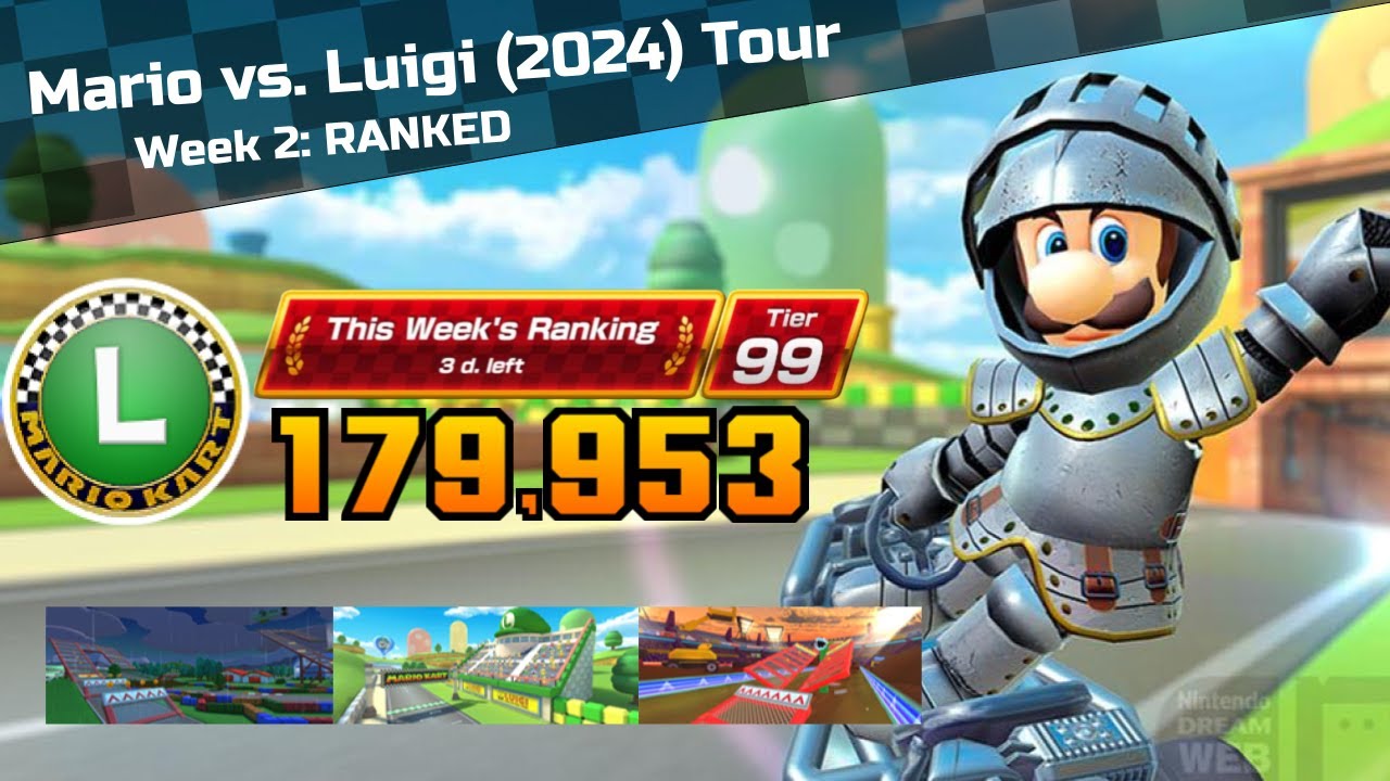 Mario Kart Tour | Mario vs. Luigi (2024) Tour: Week 2 Ranked Cup