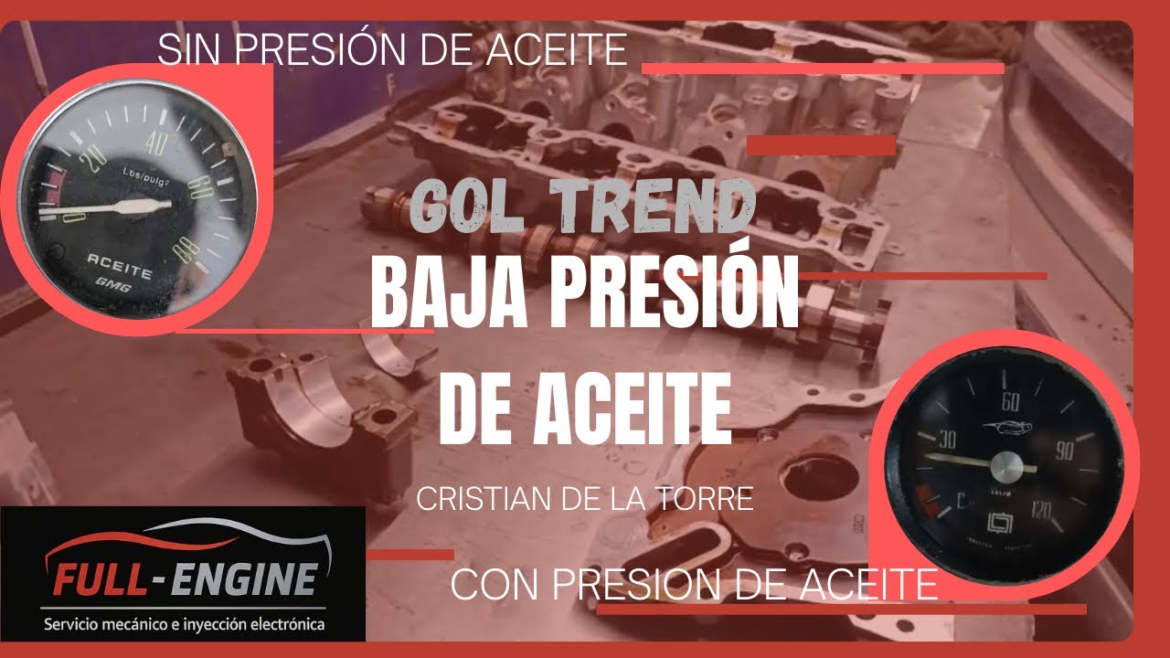 ⚠️ Baja presión de aceite: mirá cuál era el problema real🧑‍🔧