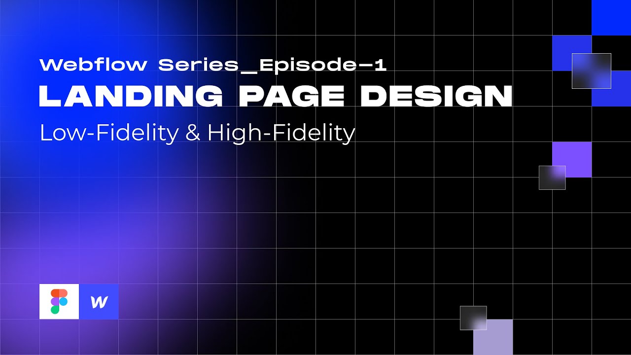 Landing Page Design in Figma | Low-fidelity & High-fidelity | Episode-1